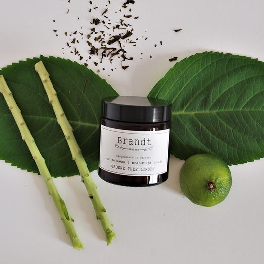 Geurkaars 'Groene thee Limoen'