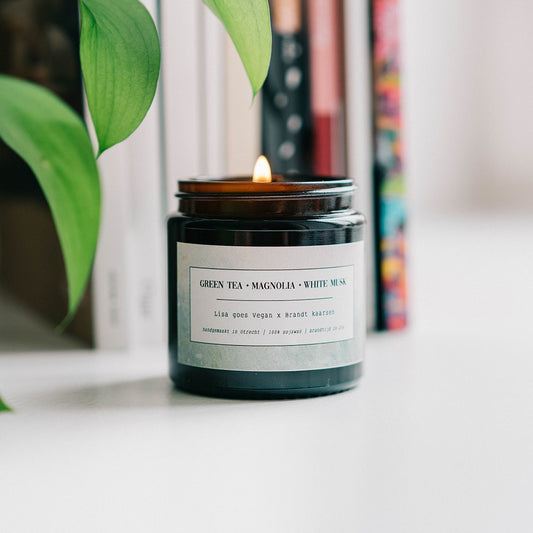 Geurkaars 'Groene Thee, Magnolia & White Musk'