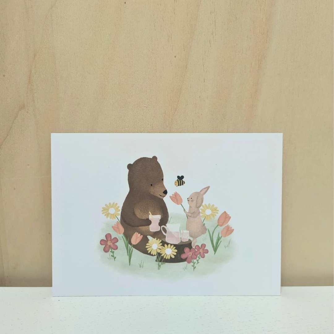 Kaart 'Lente picknick'