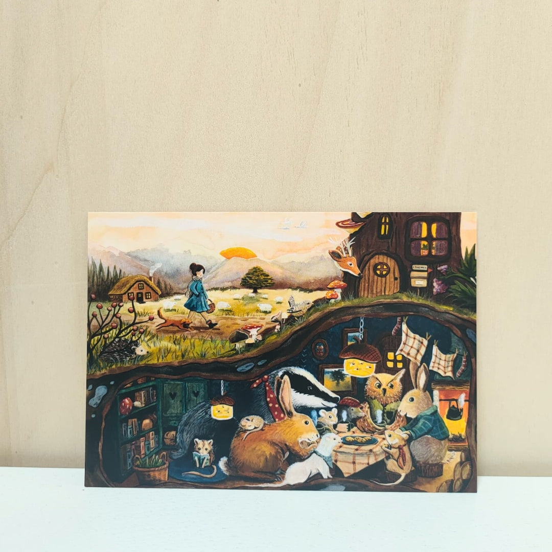 Kaart 'Cosy in the woods'