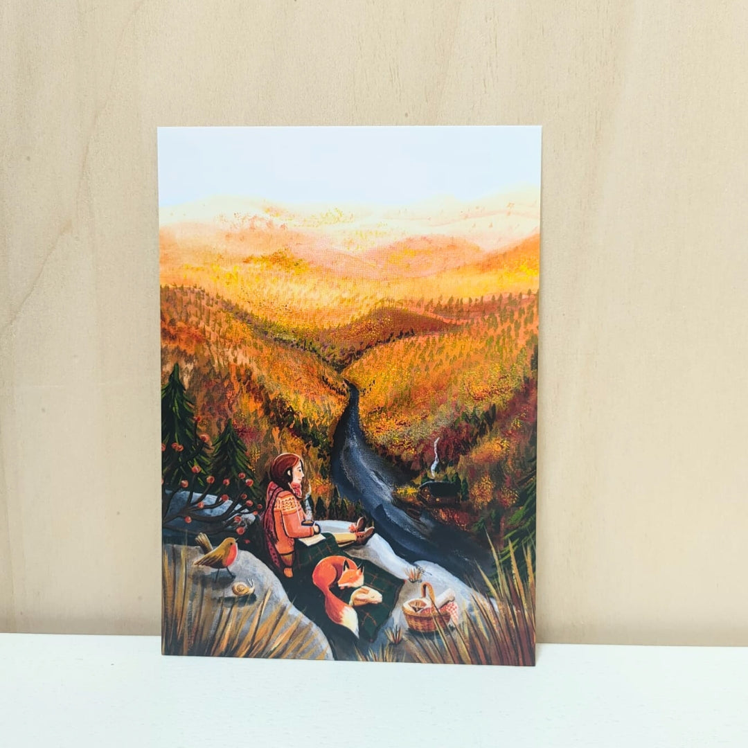 Kaart 'Herfstpicknick'