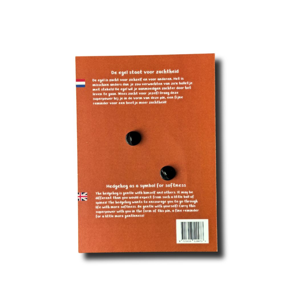 Pin Egel 'Be safe'