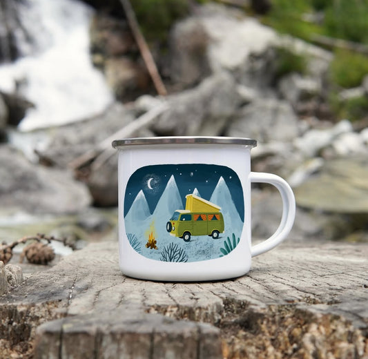 Emaille mok Van life