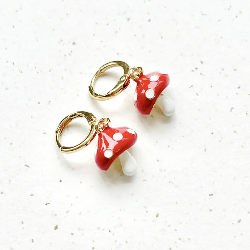 Oorbellen Paddenstoelen