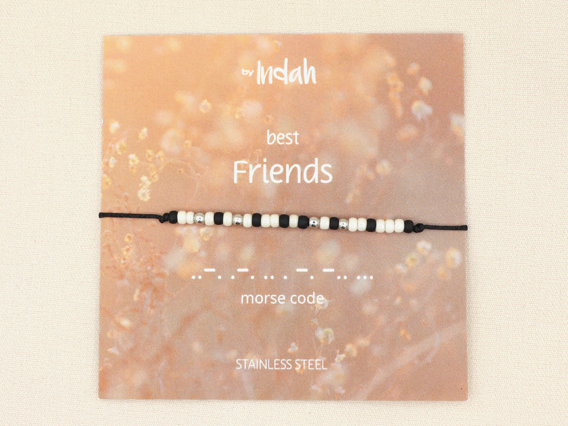 Morse code 'Best friends'