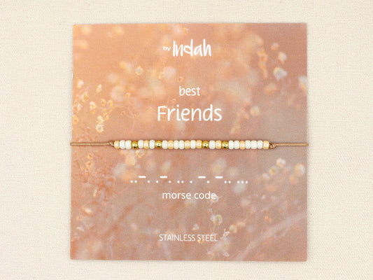 Morse code 'Best friends'