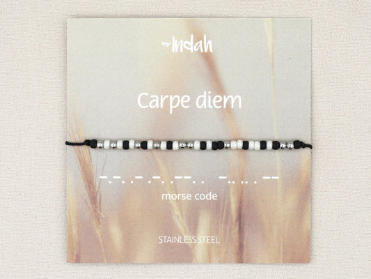 Morse code 'Carpe diem'