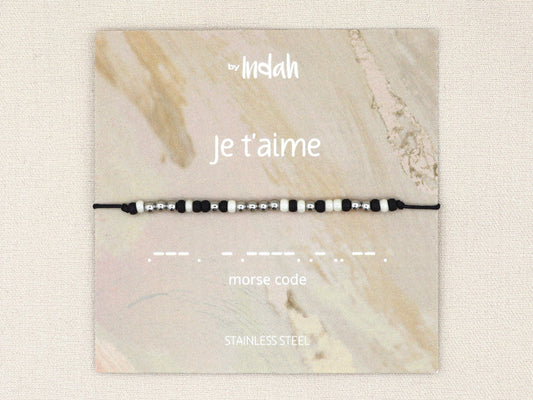 Morse code 'Je t'aime'
