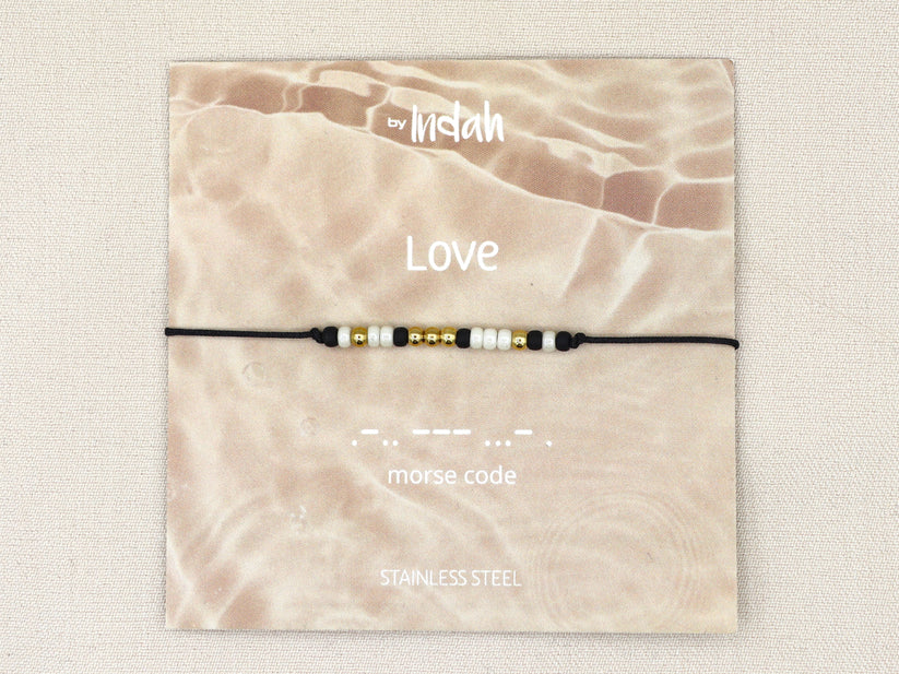 Morse code 'Love'