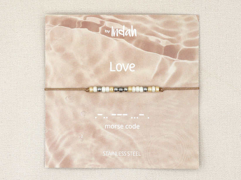 Morse code 'Love'