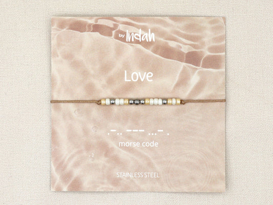 Morse code 'Love'