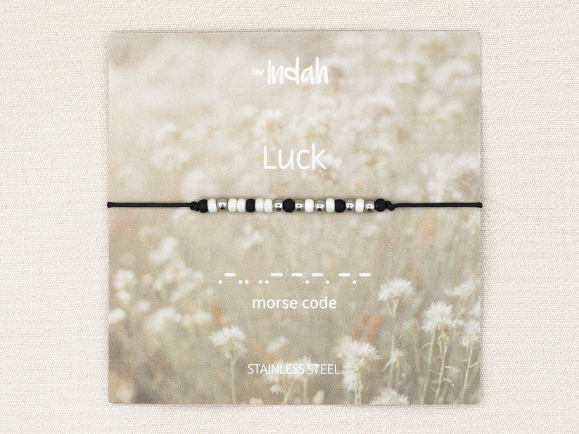 Morse code 'Luck'