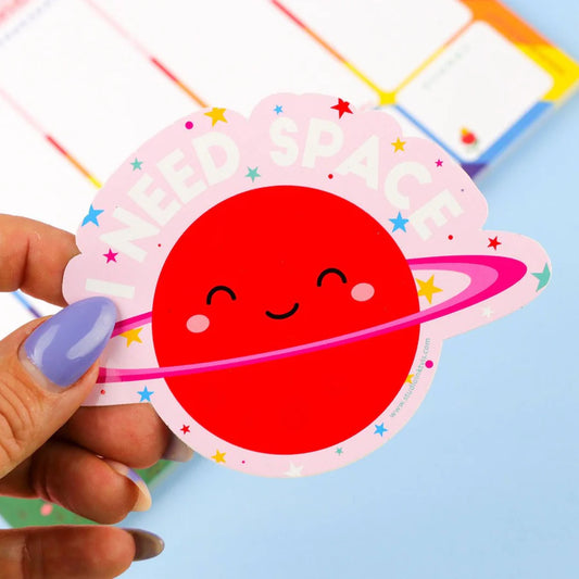 Sticker 'I need space'