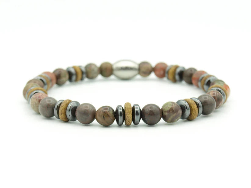 Armband Enam Batu - Oceaan Jaspis