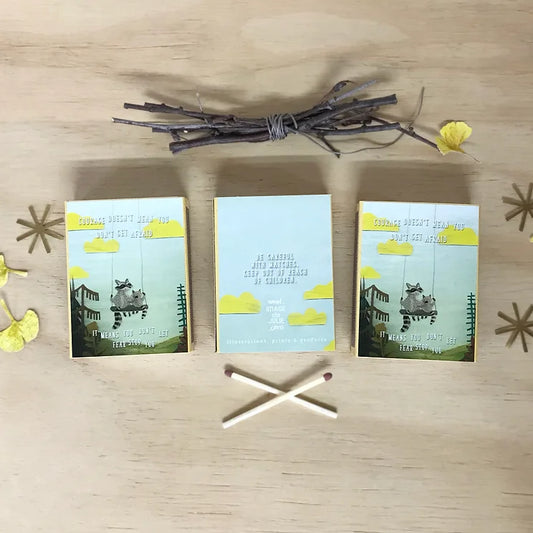 Luciferdoosje 'Courage doesn't mean you don't get afraid'