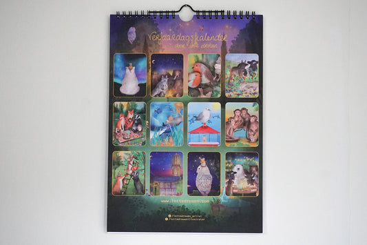 Verjaardagskalender 'Muisje gaat op reis'