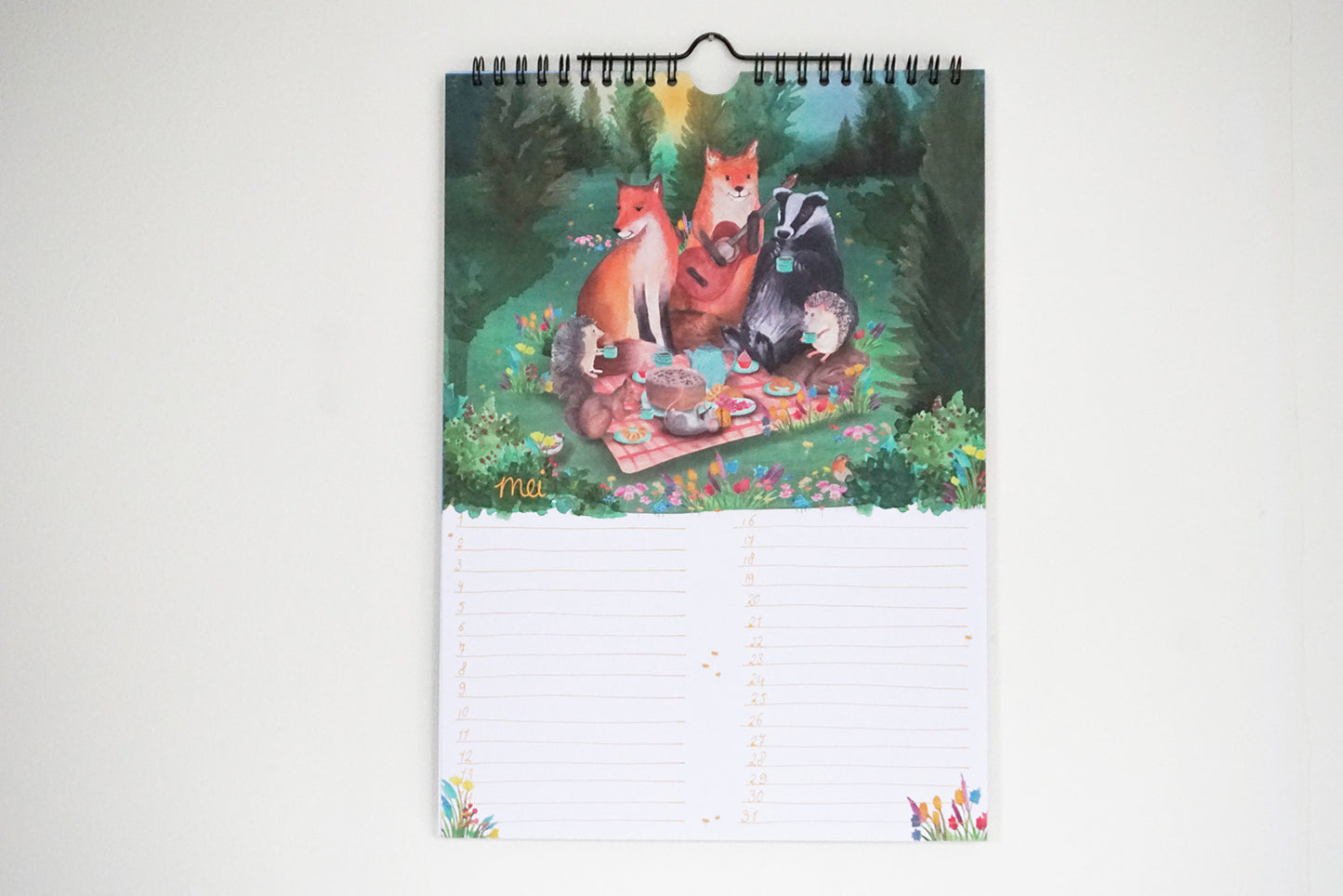 Verjaardagskalender 'Muisje gaat op reis'
