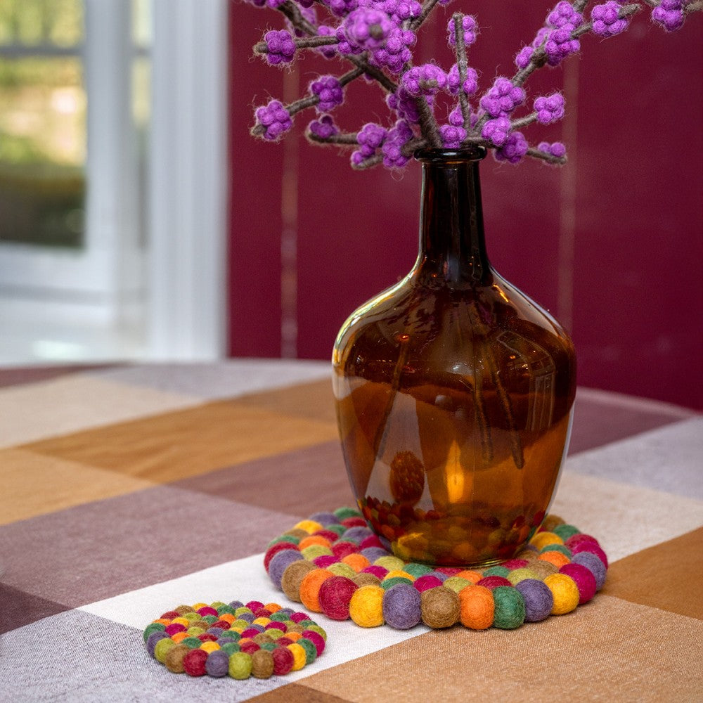 Onderzetter Indian Summer 10 cm (set van 4)