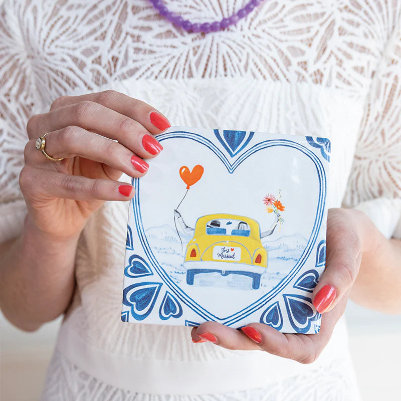 Just married, off we go!