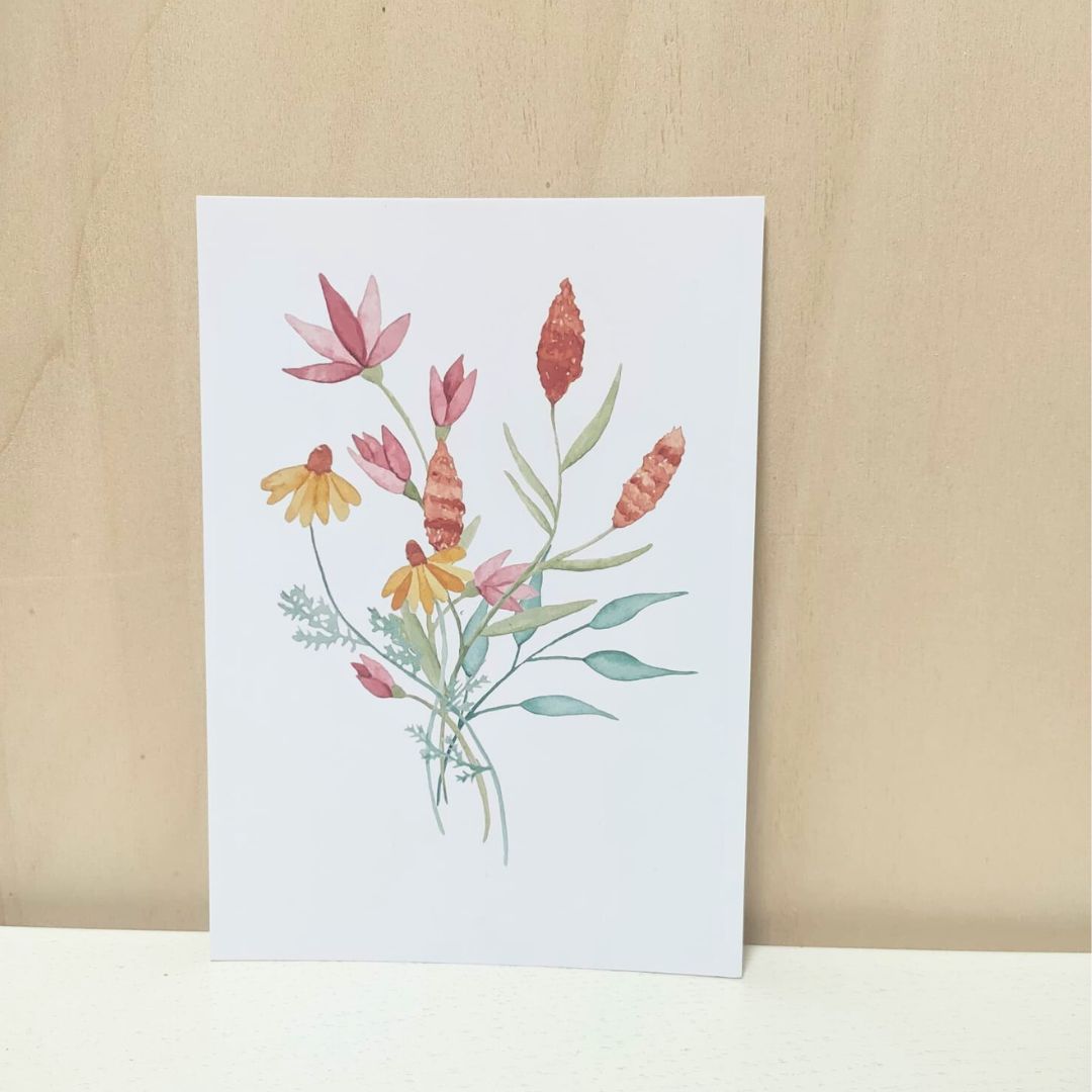 Kaart 'Veldbloemen'