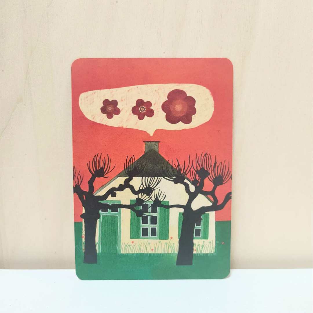 Kaart 'Huisje geluk'