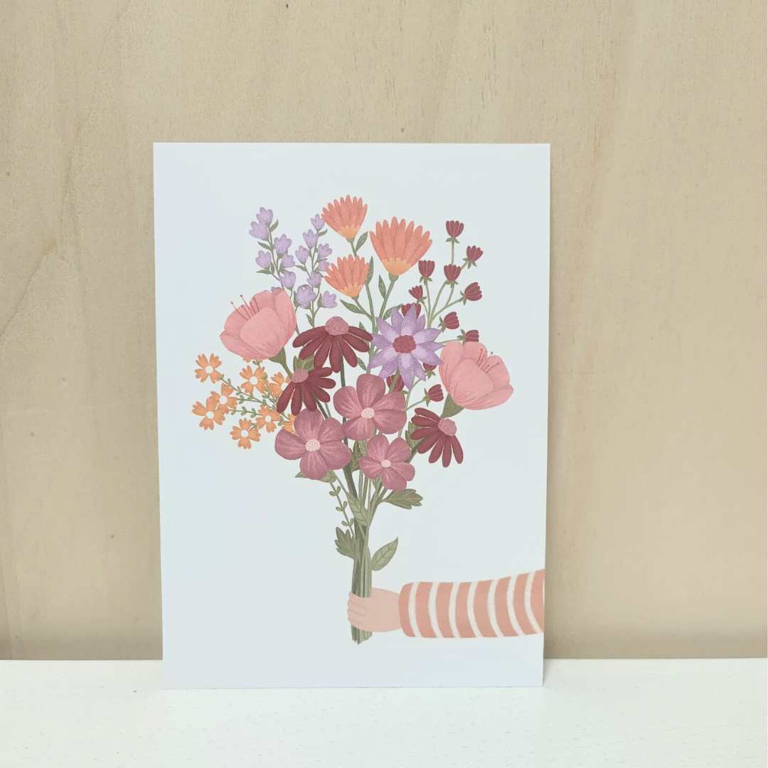 Kaart 'Bosje bloemen