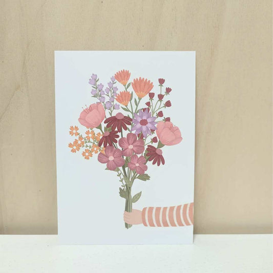 Kaart 'Bosje bloemen
