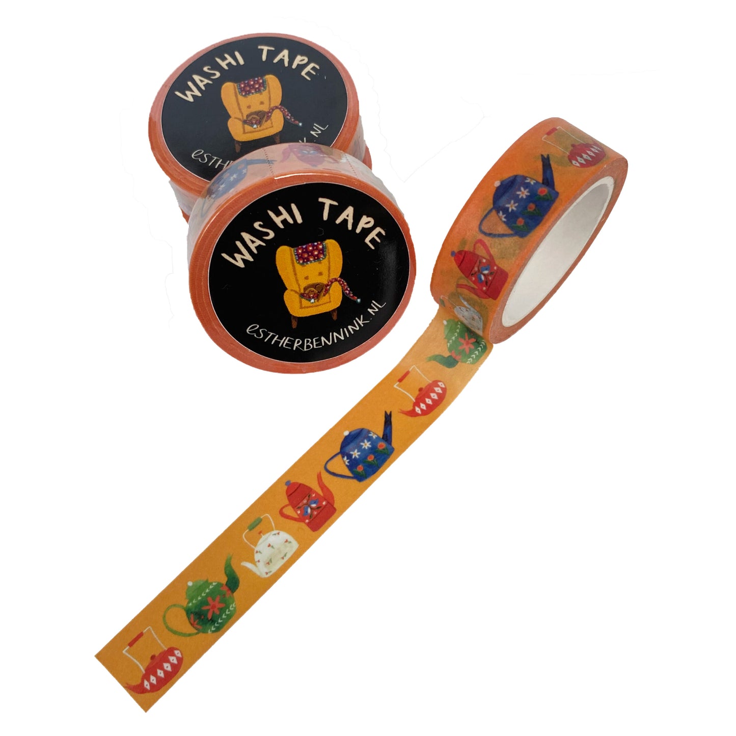 Washi tape Theepot