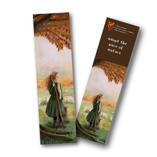 Boekenlegger 'Adopt the pace of nature'