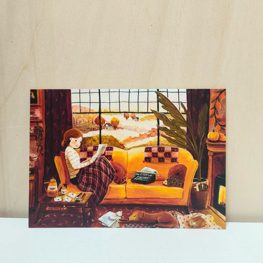 Kaart 'De schrijver'