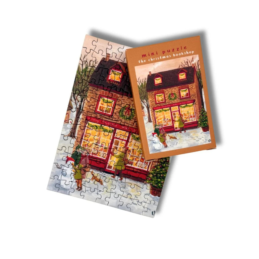 Minipuzzel Christmas bookshop