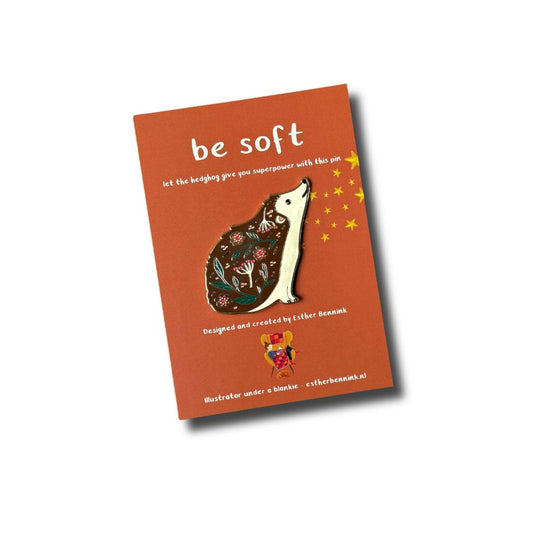Pin Egel 'Be safe'