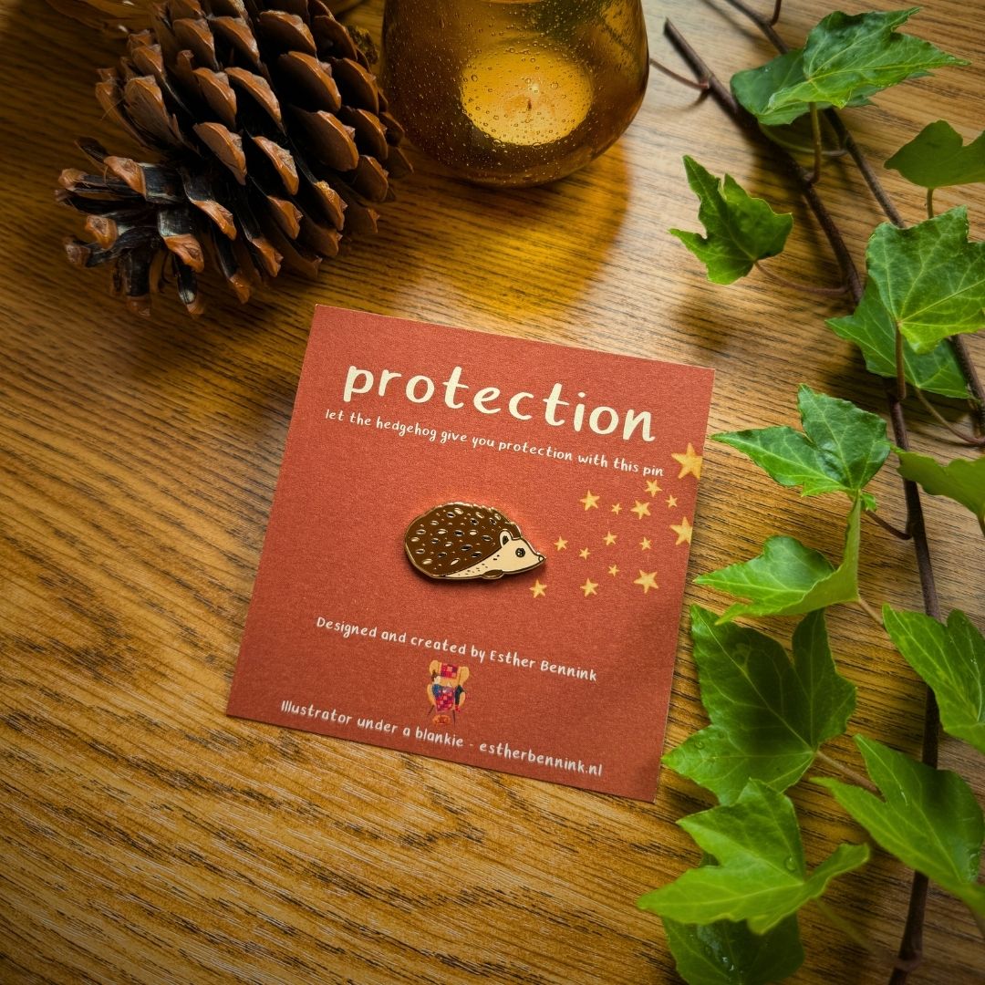 Pin Egel 'Protection'