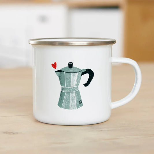 Emaille mok Percolator