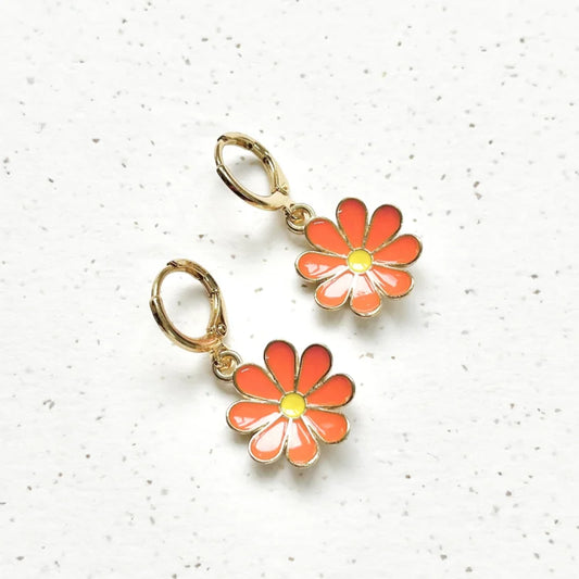 Oorbellen Gerbera