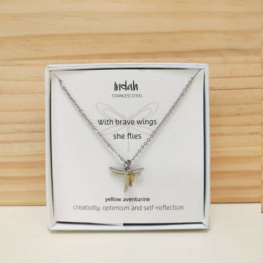 Ketting 'With brave wings she flies'