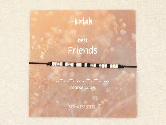 Morse code 'Best friends'