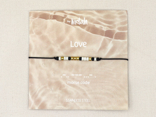 Morse code 'Love'