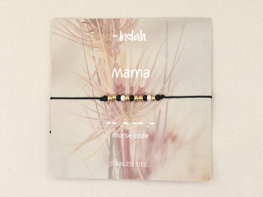 Morse code 'Mama'