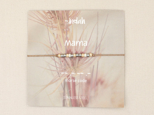 Morse code 'Mama'