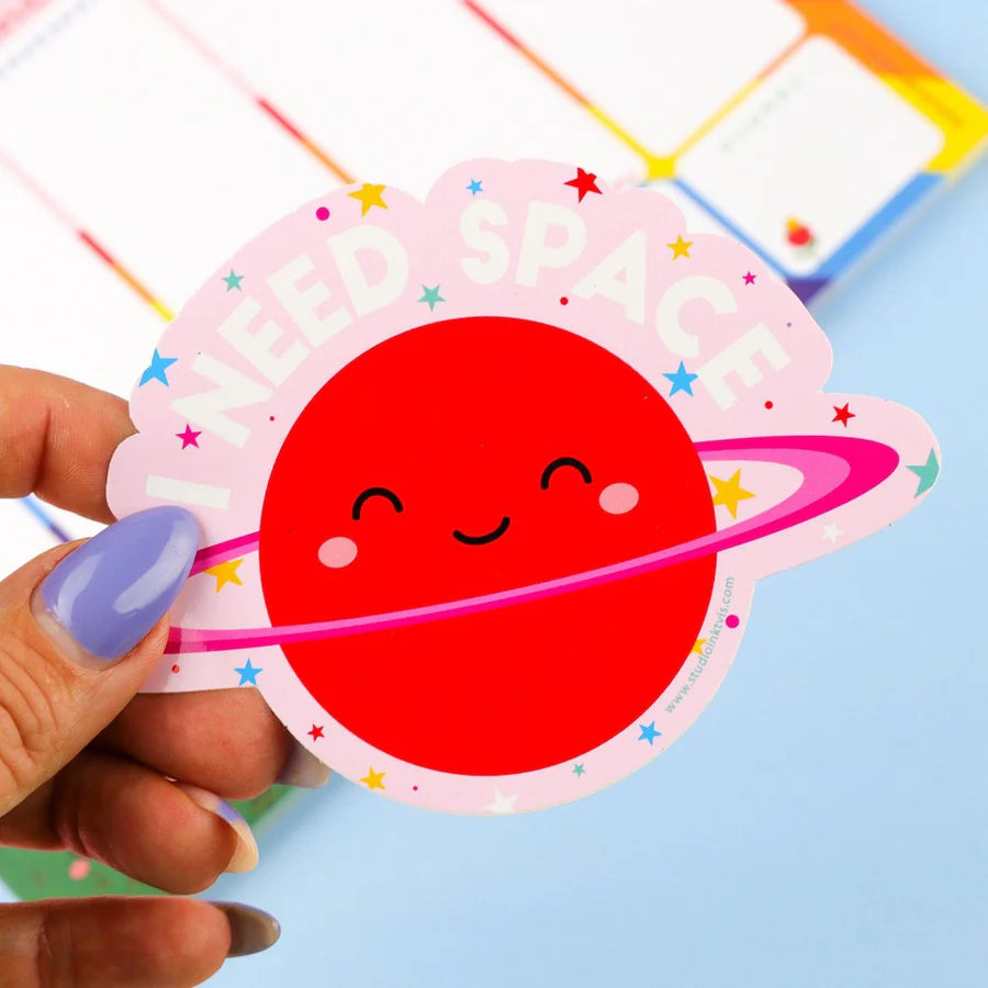 Sticker 'I need space'