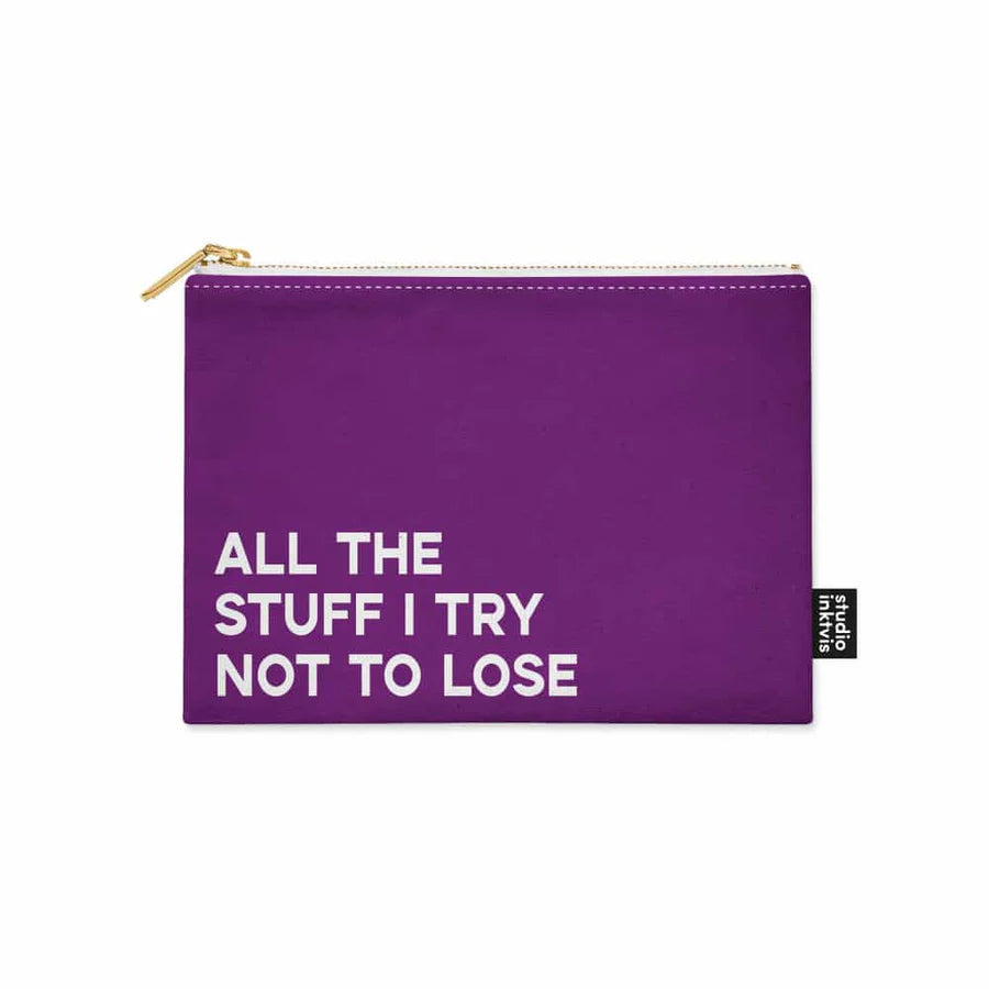 Etui 'All the stuff I try not to lose'