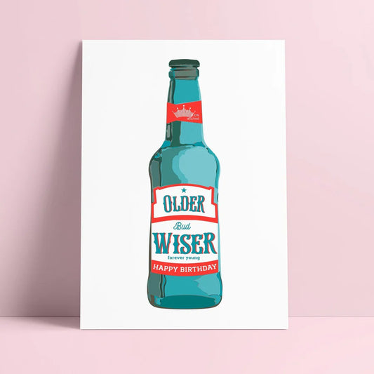 Kaart 'Older Bud Wiser'