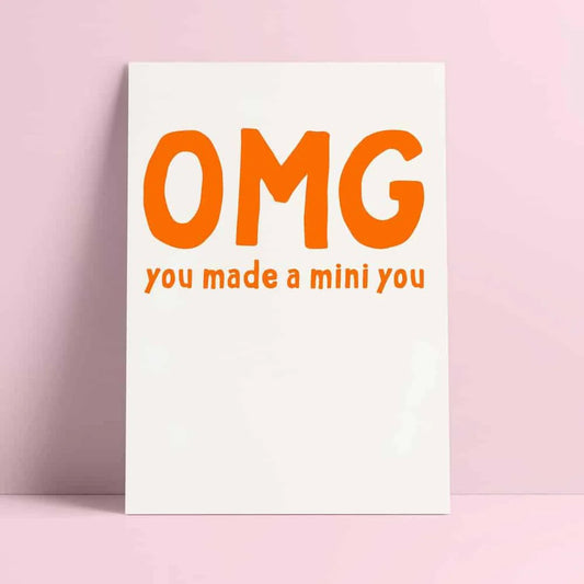 Kaart 'OMG you made a mini you'