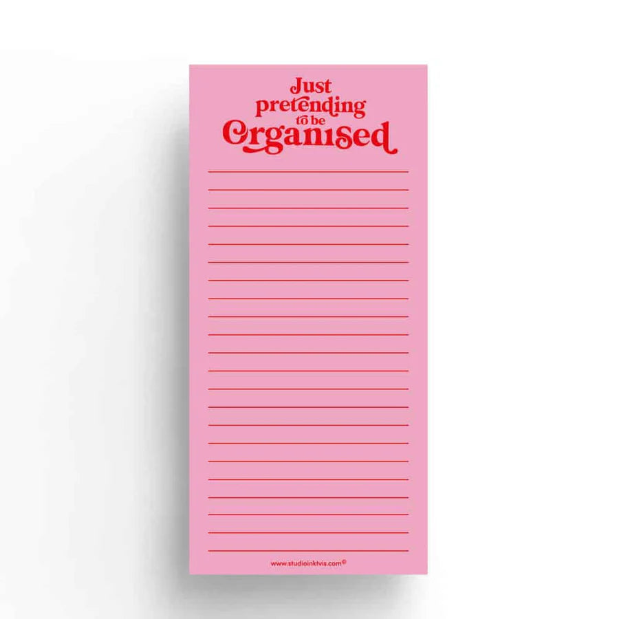 Notitieblok 'Just pretending to be organised'