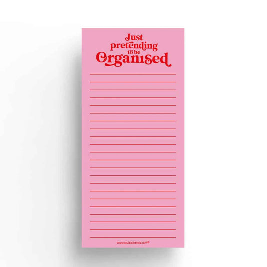 Notitieblok 'Just pretending to be organised'