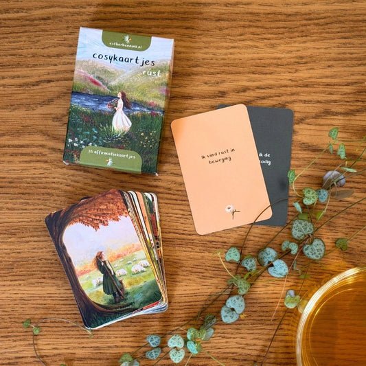 Cosy inspiratiekaartjes 'Rust'