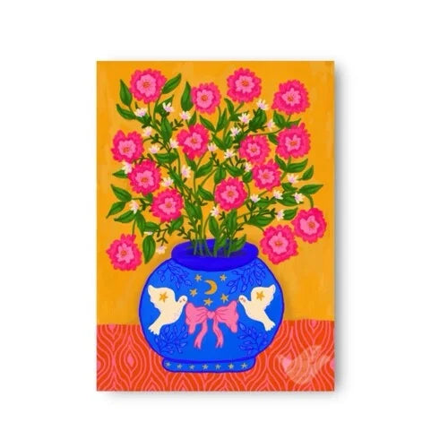 Art print 'Pink flowers'