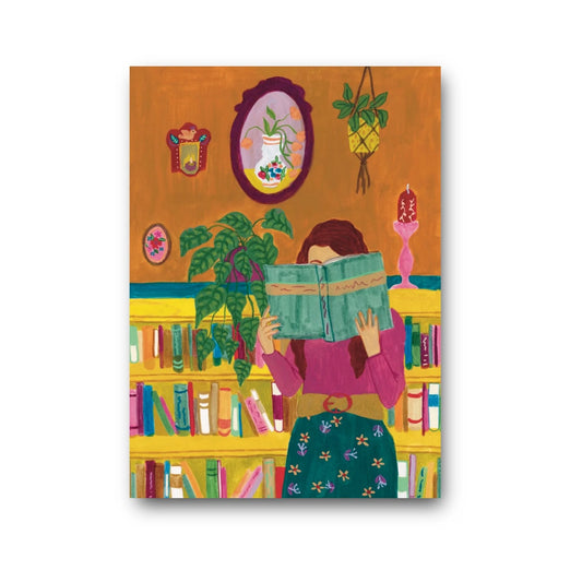 Art print 'Verdwijnen in een boek'