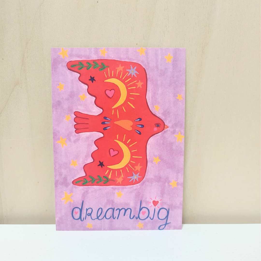 Kaart 'Dream big'